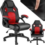 Chaise de bureau - tectake - fauteuil de direction gamer mike avec rembourrage pais et revtement en ...