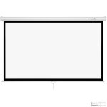 Tectake - �cran de projection cinema 72 16:9 4k hd full hd ultra hd mural ou plafond - blanc