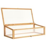 Carre potager - tectake - serre châssis de jardin pour carré potager en bois et polycarbonate 115 cm ... Carre potager - tectake - serre châssis de jardin pour carré potager en bois et polycarbonate 115 cm ...