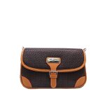 Ted lapidus fidelio - sac bandouli�re cuir marron tl08406mf