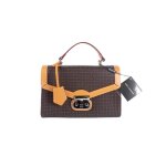 Ted lapidus fidelio - sac port� �paule marron tl08356m