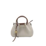 Ted lapidus gretel - sac � main blanc - taupe tlau8923bt