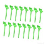 Tees de golf - premium - 10 degr�s - r�duit la friction - durable - 16 pi�ces - vert