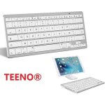 Teeno clavier sans fil clavier bluetooth ultra - mince pour ioswindowsandroid smartphone pc tablette ...