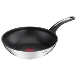 Tefal emotion wok 28 cm induction revtement antiadhsif poigne robuste garantie 10 ans e3001904