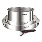Tefal ingenio emotion batterie de cuisine 4�pi�ces acier inoxydable l896s453