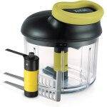 Tefal k1321324 hachoir manuel 5 secondes 900 ml + lame pure hacher dcouper et mixer lgumes viandes ...
