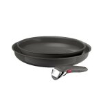 Tefal renew ceram po�les 24 / 28�cm poign�e amovible design empilable p2009102