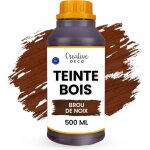 Teinture bois - creative deco - brou de noix - 500 ml - r�sistante aux intemp�ries - � base deau