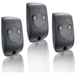 T�l�commande 2 canaux pour portails et portes de garage - shi - 43342 mhz - contr�le 2 moteurs - compatible ...