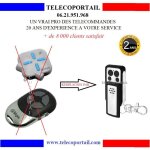 Telecommande compatible blyss liveez 582858 casto 614701 porte et portail