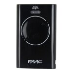 T�l�commande - faac - xt2 868 slh black - 2 canaux - programmation auto - apprentissage - noir