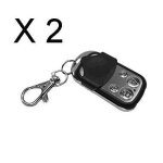 Télécommande - jolly - 433 mhz - lot de 2 - argenté et noir - vendu sans pile Télécommande - jolly - 433 mhz - lot de 2 - argenté et noir - vendu sans pile
