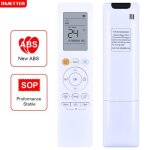 T�l�commande - midea - rg10a(b2s) - compatible climatiseur - couleur noir - simple