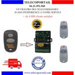 Telecommande push pull b wayne dalton e2f tx43 - 2 e4f kit radio 100 % compatible