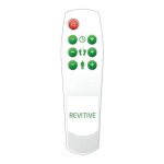 Tlcommande sans fil pour revitive ix - hd4k - blanc - accessoire pour appareil  massage