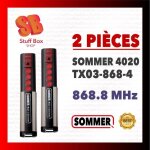 Télécommande sommer 4020 tx03 - 868 - 4. 2 pièces. 4015862040206 Télécommande sommer 4020 tx03 - 868 - 4. 2 pièces. 4015862040206