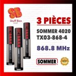 Télécommande sommer 4020 tx03 - 868 - 4. 3 pièces. 4015862040206 Télécommande sommer 4020 tx03 - 868 - 4. 3 pièces. 4015862040206