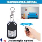 T�l�commande universelle - copieuse 433 mhz - 6 canaux - compatible avec plusieurs puces