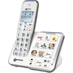 Tlphone amplifi sans fil geemarc amplidect295 photo avec mmoire photo et rpondeur intgr