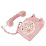 Tlphone  domicile tlphone ancien rtro des annes 80 bureau rose qualit dappel haute dfinition ...