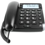 Tlphone filaire doro magna 4000 avec id dappelant / appel en instance - noir
