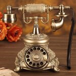 Tlphone fixe - generic - tikwisdom - vintage - rsine et mtal - sonnerie rtro