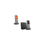 Téléphone fixe sans fil - gigaset cl 660 duo anthracite - Écran couleur rétroéclairé - répertoire 400 ... Téléphone fixe sans fil - gigaset cl 660 duo anthracite - Écran couleur rétroéclairé - répertoire 400 ...