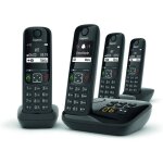 T�l�phone fixe sans fil - svatv - noir - mains - libres - r�pondeur int�gr� - affichage ultra lisible ...