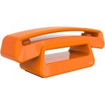 T�l�phone fixe sans fil vintage - estampille - �cran graphique r�tro�clair� - mains libres - blocage ...