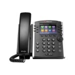 Tlphone ip polycom vvx 411 - bureau - 12 lignes - voip - haut - parleur main libre - noir