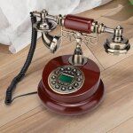 Telephone ms - 6100b style rétro européen bouton - poussoir téléphone à cadran téléphone décor maison ... Telephone ms - 6100b style rétro européen bouton - poussoir téléphone à cadran téléphone décor maison ...