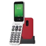 T�l�phone portable doro leva e22 28? 4g nano sim rouge