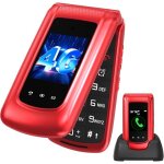 T�l�phone portable senior uleway t380d clapet 4g grandes touches