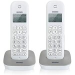 Téléphone sans fil - brondi - gala twin - eco dect - mains libres - répertoire 20 mémoires Téléphone sans fil - brondi - gala twin - eco dect - mains libres - répertoire 20 mémoires