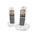 Téléphone sans fil doro phoneeasy 100w duo dect avec afficheur - blanc Téléphone sans fil doro phoneeasy 100w duo dect avec afficheur - blanc