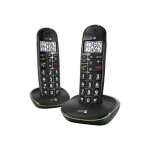 Téléphone sans fil doro phoneeasy 110 duo avec combiné supplémentaire - blanc Téléphone sans fil doro phoneeasy 110 duo avec combiné supplémentaire - blanc