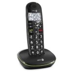 Tlphone sans fil doro phoneeasy 110 avec id dappelant / appel en instance - dect / gap - noir