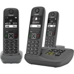 Tlphone sans fil gigaset a695a trio - rpondeur intgr - cran graphique - eco dect - gris