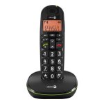 Téléphone senior fixe doro phoneeasy 100w sans fil dect son amplifié noir Téléphone senior fixe doro phoneeasy 100w sans fil dect son amplifié noir
