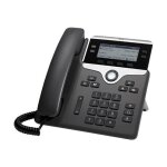 Tlphone voip cisco up phone 7841 en - cran lcd monochrome - noir - musique en attente