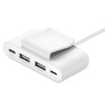 Hub usb - belkin - 4 ports - 2x usb - c - 2x usb - a - 30w - cordon 2m