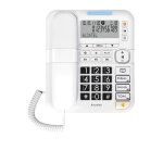 T�l�phone fixe - alcatel - tmax70 - blanc - 1 combin� - mains libres