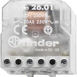 Télérupteur pour encastrement finder 26. 01. 8. 230. 0000 1 no (t) 230 v / ac 10 a 2500 va 1 pc(s) Télérupteur pour encastrement finder 26. 01. 8. 230. 0000 1 no (t) 230 v / ac 10 a 2500 va 1 pc(s)