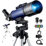 Tlescope astronomique kit complet pro 400 / 70 lunette hd portable puissant pour enfants et adultes ...