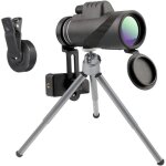 Télescope monoculaire 40x60, portable à double mise au point longue - vue de vision nocturne, étanche ... Télescope monoculaire 40x60, portable à double mise au point longue - vue de vision nocturne, étanche ...