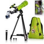 Tlescope rfracteur - bresser - junior 70 / 400 - 70 mm - grossissement 20x - 100x - sac  dos inclus ...