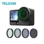 Telesin cpl nd8 nd16 nd32 filtre dobjectif � d�gagement rapide pour dji osmo action 6 cadre de filtre ...