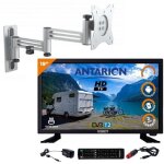 Pack antarion tv led 18. 5 47cm tlviseur hd bluetooth android + support tv double bras