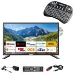 Pack antarion tv led 21. 5 54cm smart connect lecteur dvd + clavier ergonomique